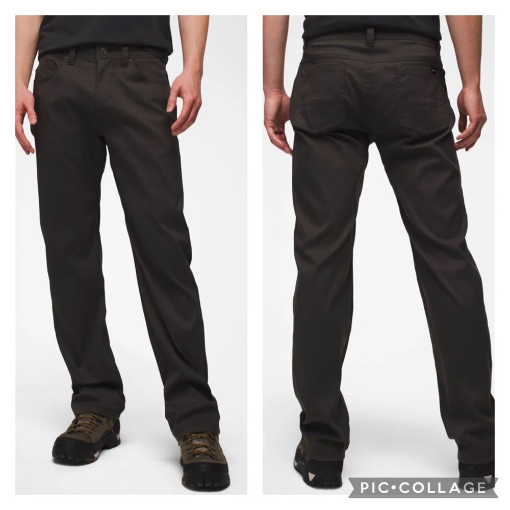 Prana Brion Pant Gray Iron Mens 36/30